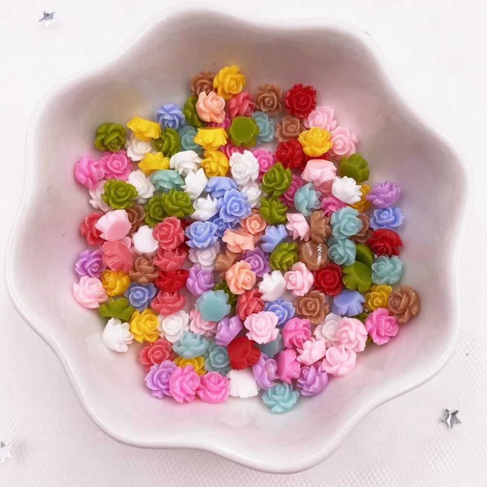 résine multicolores fleurs détaillées décoratives bricolage artisanal mariage anniversaire noël