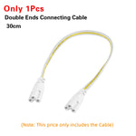 tube led blanc moderne 50cm lisse 2.2cm clips câble 15w 85v 265v