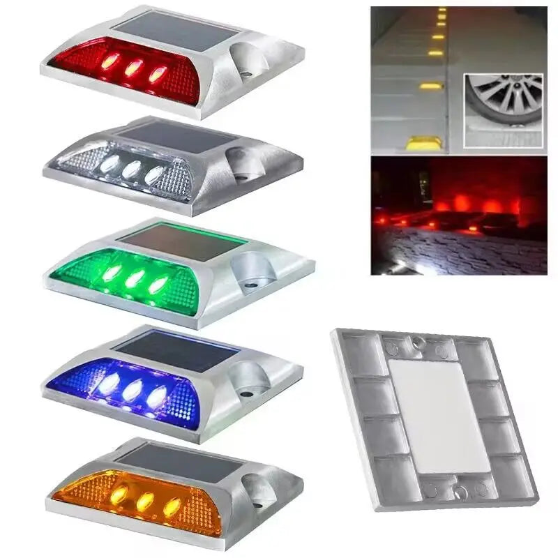 lumière solaire bleu verte rouge jaune transparent moderne extérieure ip68 étanche autonomie
