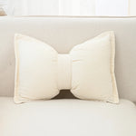 taies d'oreiller polyester corduroy moderne marron clair beige bleu marine 30x50cm opaques fixées maison