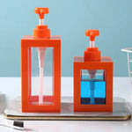 distributeur savon liquide orange blanc noir transparent moderne minimaliste 750ml 1000ml 500ml Pompe conteneur