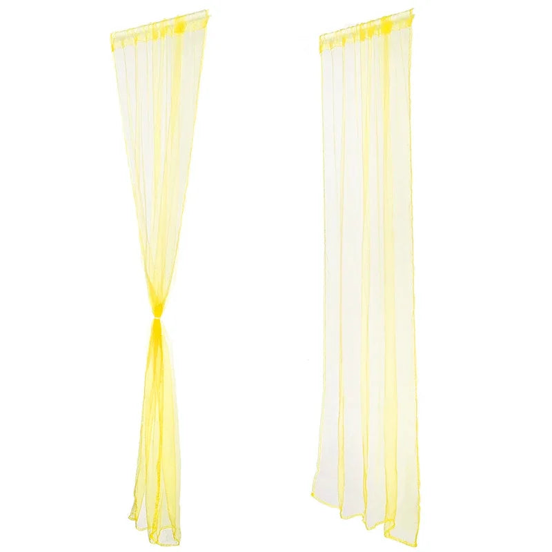 rideaux voilage couleur orange vert blanc decoratif translucide tringle maison moderne