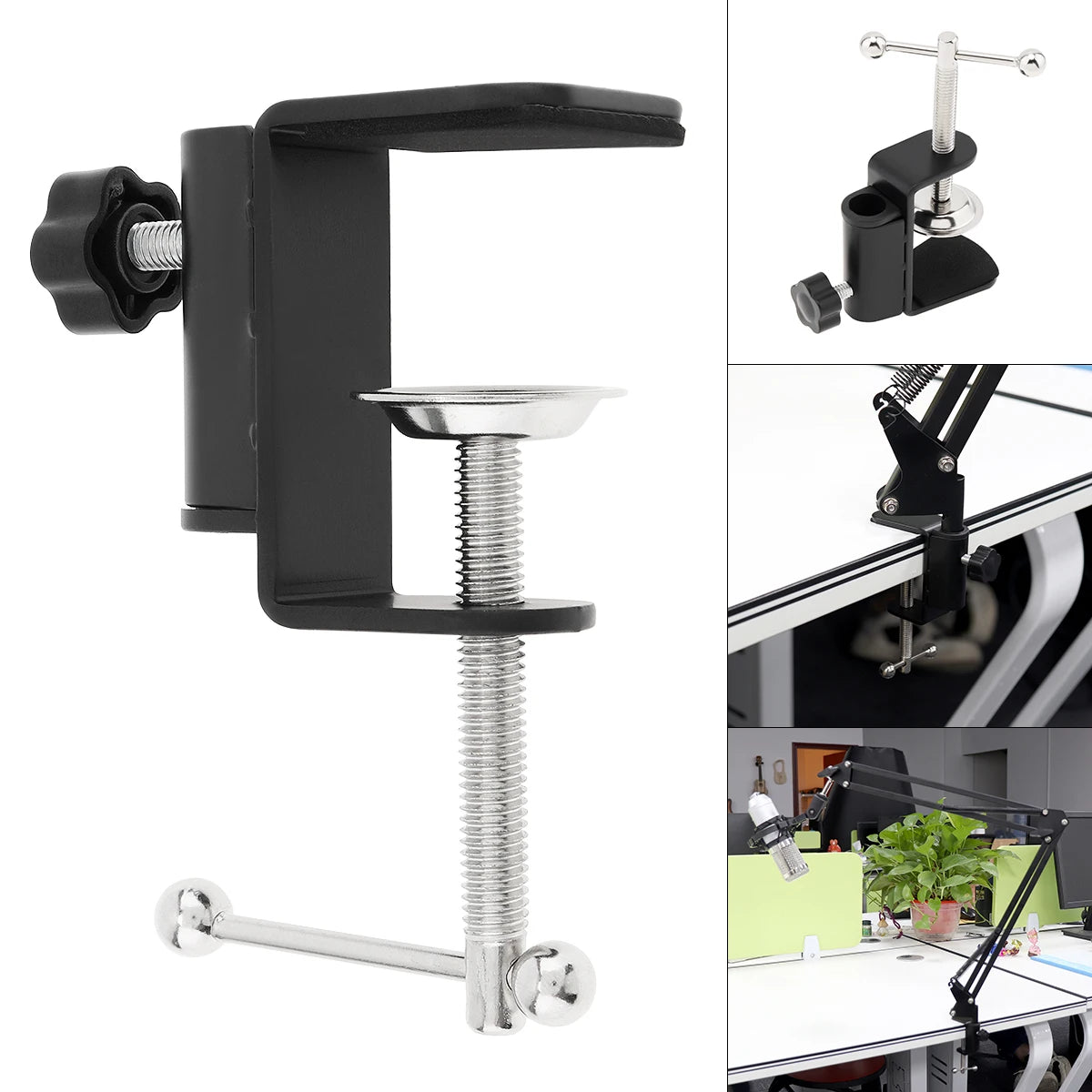 pince vis support moderne vis fixe plaque métal noir argenté opaque bricolage