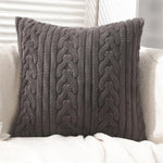 housse coussin peluche super douce motif tressé vintage opacité beige adhésif canapé chaise voiture
