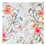 film confidentialité fenêtre multicolore floral adhésif moderne décoratif semi opaque vert bleu rose blanc
