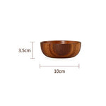 bol bois marron rayures naturelles traditionnel sans fixation durable cuisine