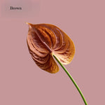 fleurs artificielles modernes rouge blanc vert 62CM extérieur anniversaire décoration maison