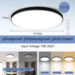 plafonnier led blanc doré moderne télécommande 30w 40w 50w étanche