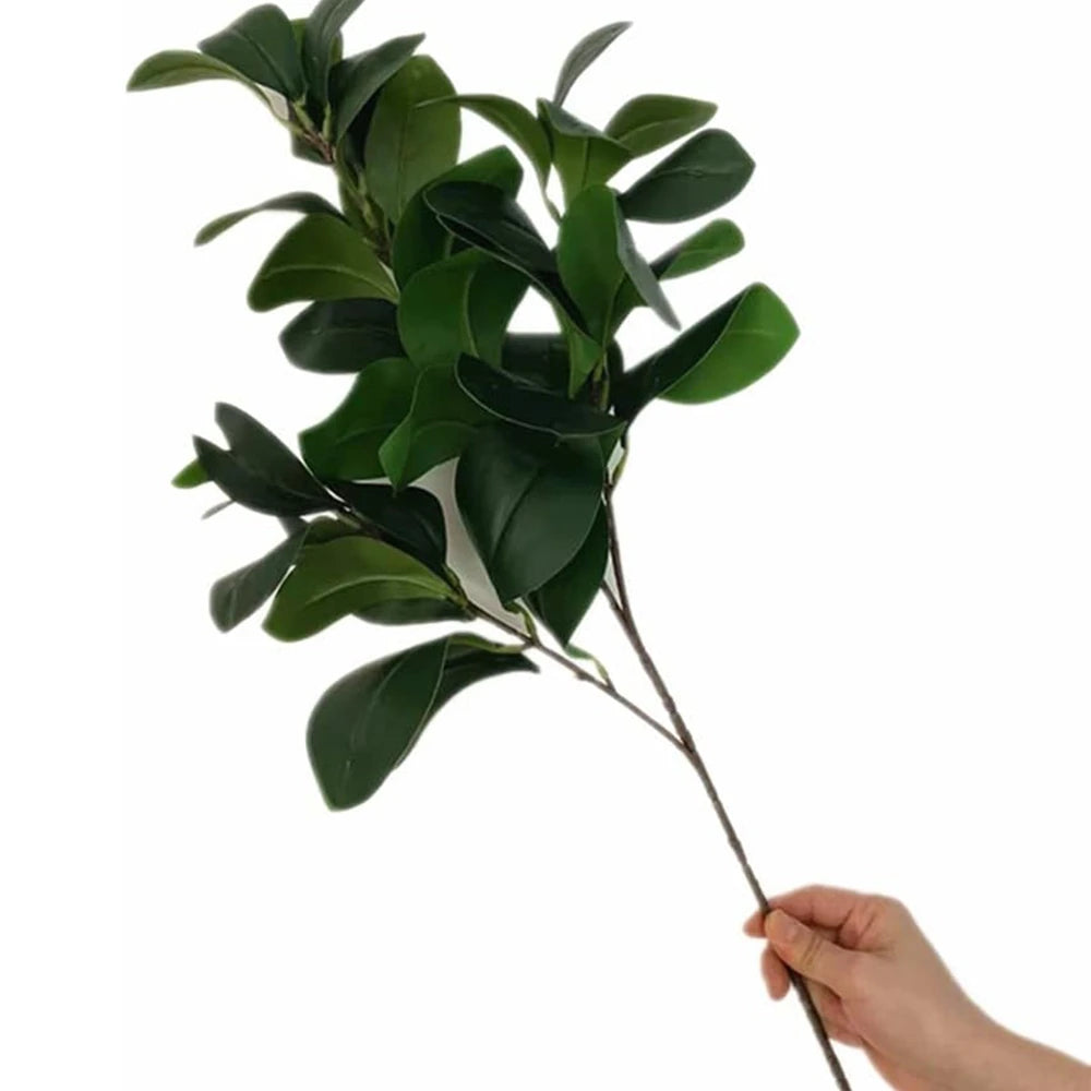 plantes décoratives artificielles feuilles vertes baies rouges vases modernes extérieur intérieurDecorationFauxPlantesFeuilluesRGBOpaqueTranslucideMinimaliste
