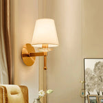 lampes murales classiques or abat jours blanc crème vintage élégant chambre coucher salle manger