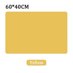 tapis table silicone opaque moderne 60x40cm 40x30cm vert jaune gris bleu