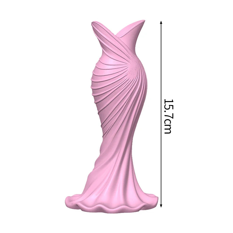vase décoratif moderne minimaliste motif ondulé spirale opaque fleurs lilas violet table maison salon