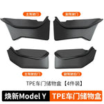boîtes rangement porte voiture tesla noir mat contemporain clips sécurité