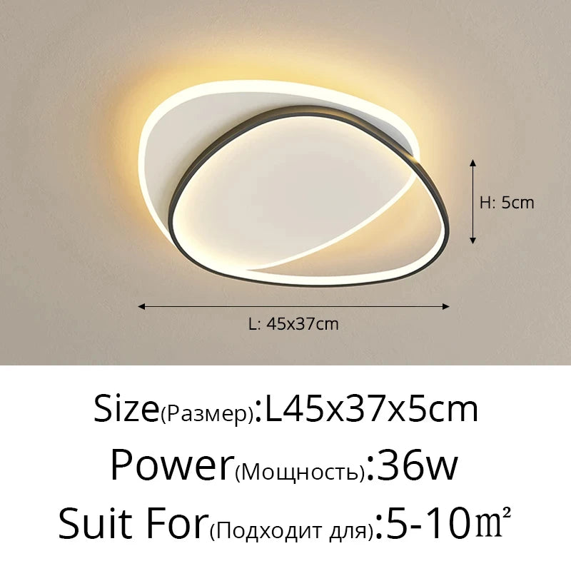 lampe moderne minimaliste blanc noir doré circulaire géométrique transparent flux lumineux 2000 82000