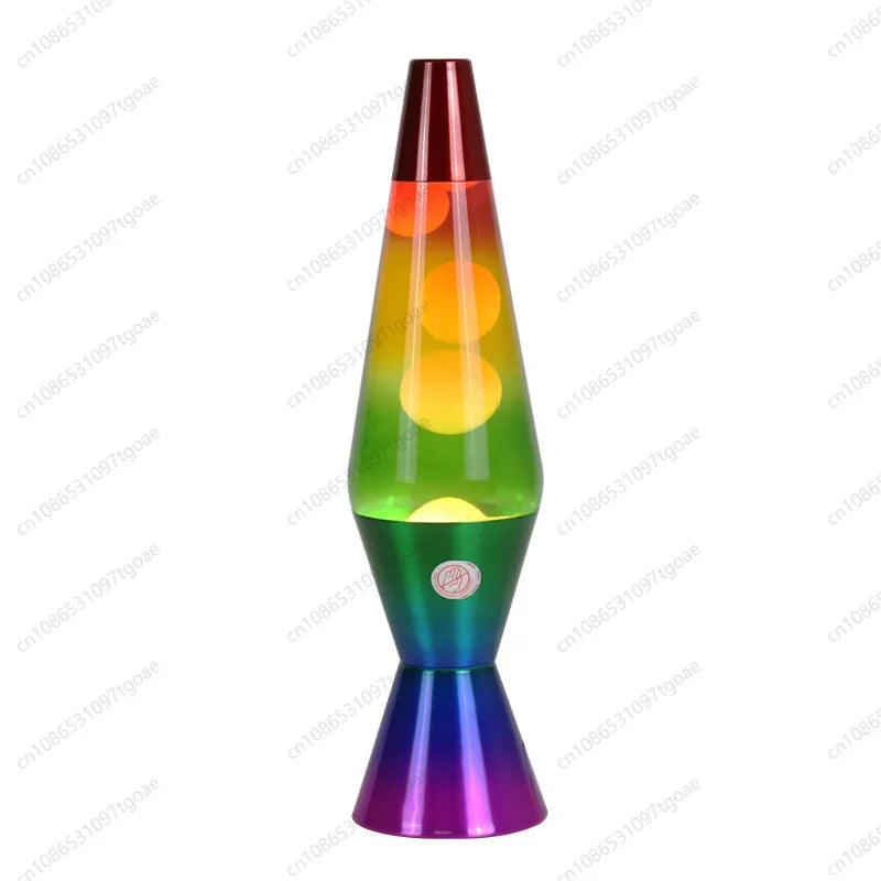 Lampe à lave volcanique noire 14,5 pouces en fonctionnement