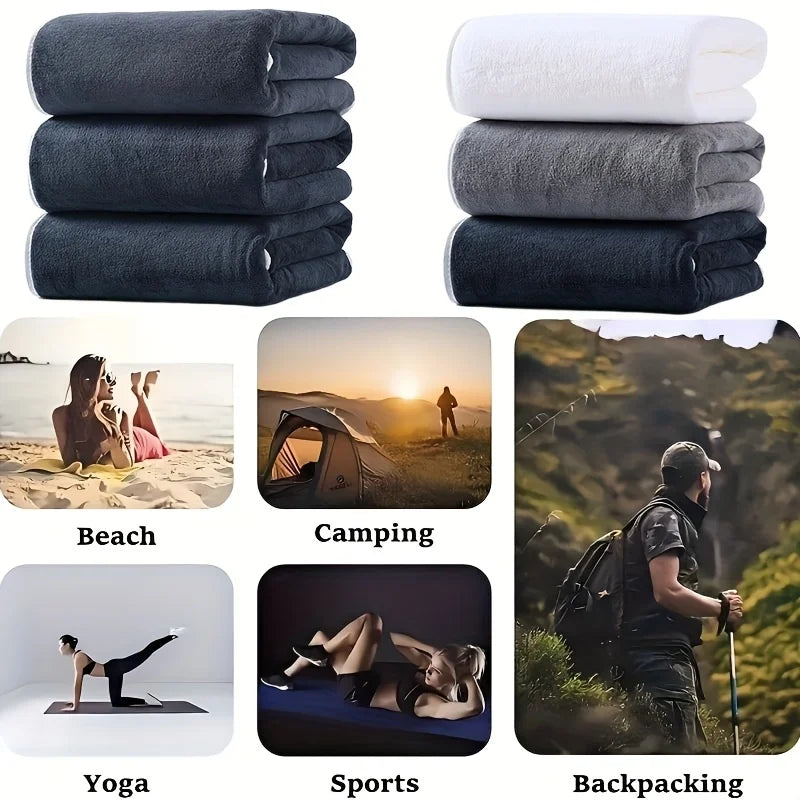 serviettes bain absorbantes gris blanc vert rapide sèchement douces modernes