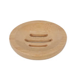 support savon bois bambou rayures horizontales moderne salle bain portable naturel minimaliste