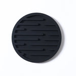 coasters perforés silicone moderne antidérapants diverses couleurs domestiques