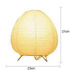 lampe table led moderne blanche papier gaufré chambre décoration intérieure affiches scènes marines