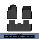 tapis sol noir rayures horizontales moderne tesla model 2025 2026 conducteur copilote arriere
