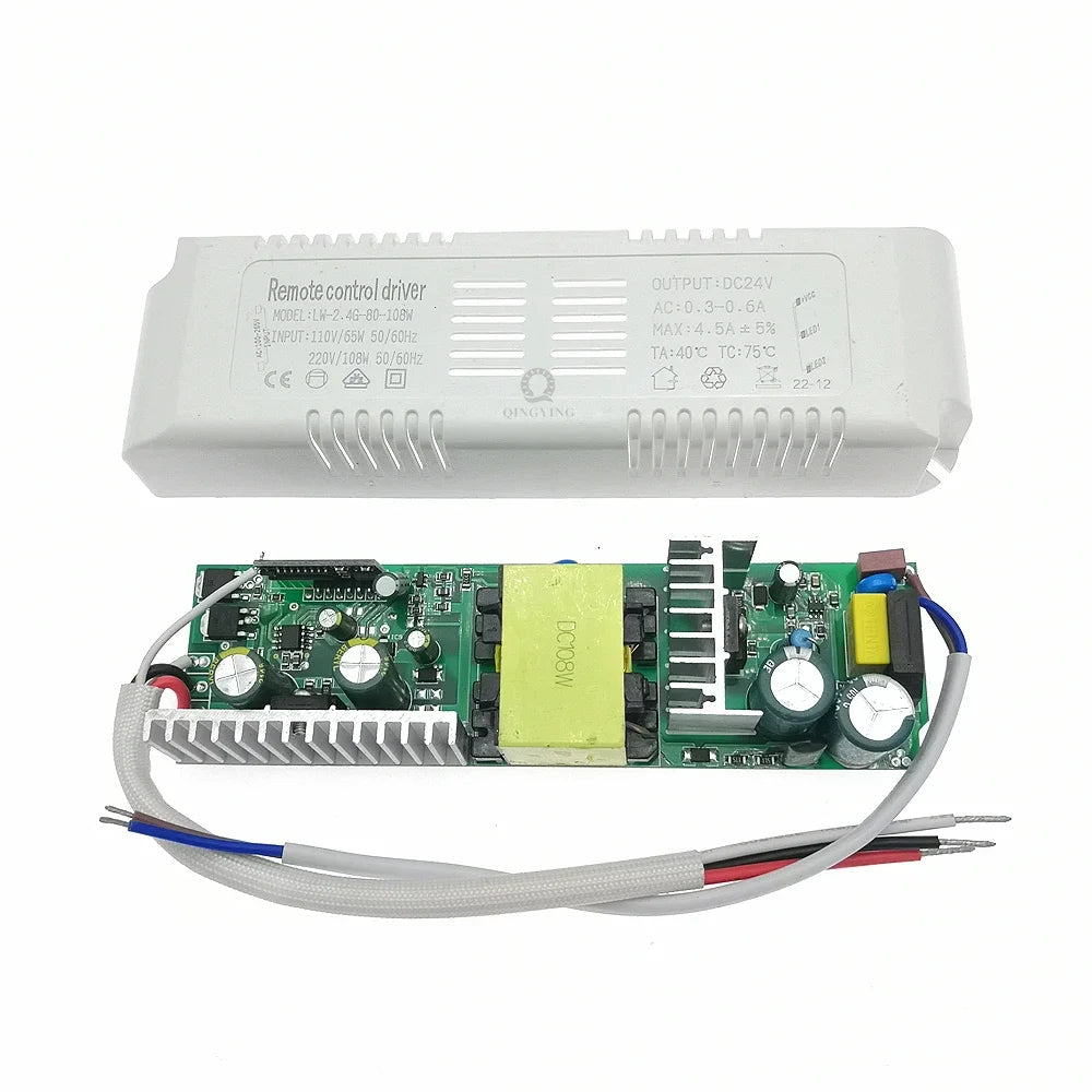contrôleur led 24v 2.4g remote 110v 220v transformateur éclairage moderne 150w 2ans garantie