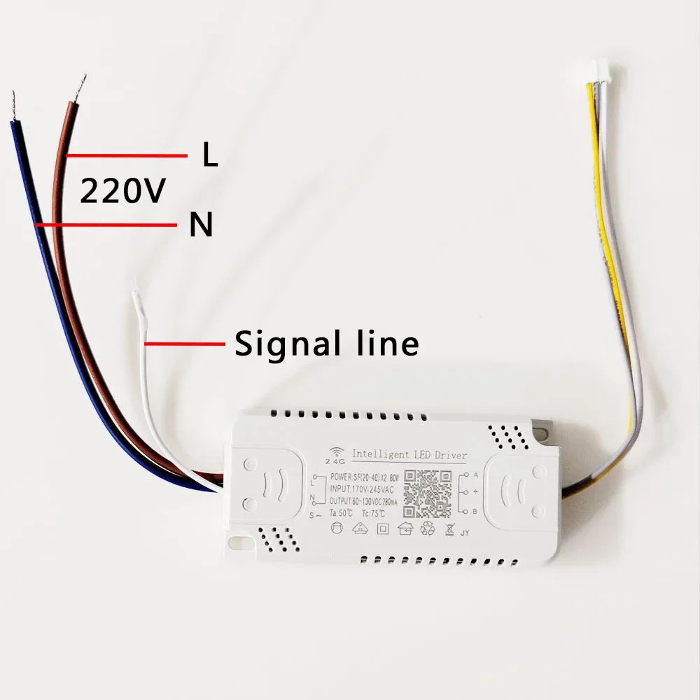 contrôleur led intelligent télécommande câbles signalisation entrée led 1050v moderne blanc