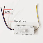 contrôleur led intelligent télécommande câbles signalisation entrée led 1050v moderne blanc