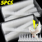 anti oiseaux pointes coniques protection jardin blanc noir moderneextérieur sécurité avifaune
