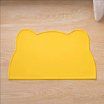 tapis alimentation animaux silicone antidérapant facile nettoyer résistant saleté protège fuite bord relevé moderne