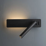 lampe murale led moderne noir bras articulé éclairage directionnel minimaliste chambre coucher étude entree