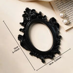 cadres photo noir baroque motifs floraux vintage gothique ornements décoration murale DIY accessoires photographie