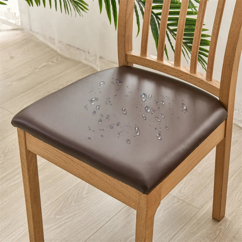 coussin chaise noir élasthanne polyester moderne élastique unie salle manger mariage banquette