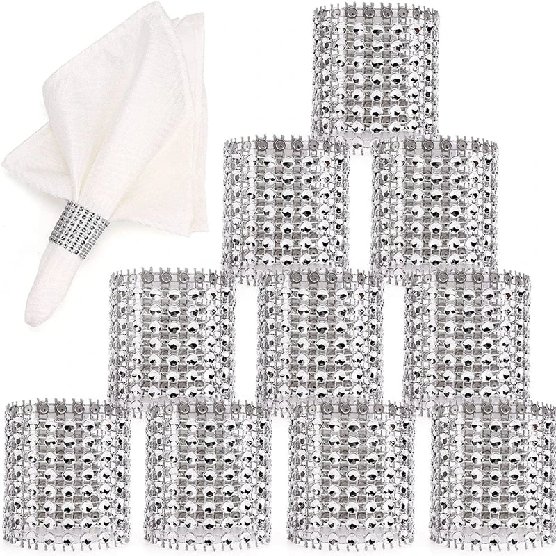 rubans décoratifs strass or argent élégants adhésifs mariage anniversaire fêtes 4cm 13cm pack
