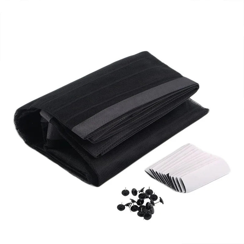 rideau moustiquaire noir velcro anti moustiques porte cuisine 80x210cm 90x210cm moderne
