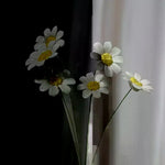 décoration intérieure fleurs artificielles marguerites céramique blanc jaune réaliste saint valentin fête