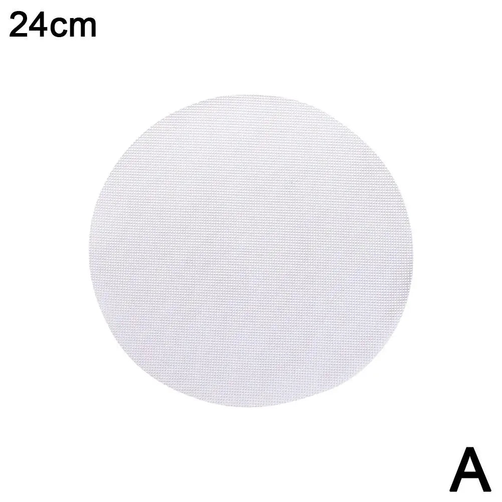 tapis cuisson vapeur silicone blancs maille fine résistant chaleur moderne 24cm 30cm 34cm 40cm