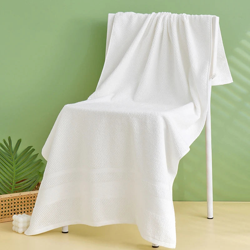 serviettes bain coton rose clair blanc bleu marine rayures horizontales classiques 70x140cm 34x74cm