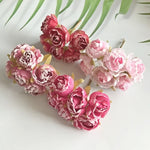 bouquet fleurs artificielles roses blanches bleues marrons rouges mariage anniversaire intérieur