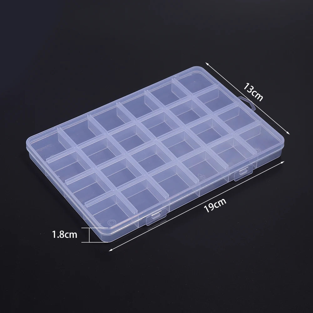 boîtes rangement bijoux transparentes modernes compartimentées clips portables voyage commercial