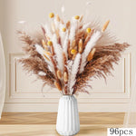 bouquet fleurs séchées beige vert boho rustique décoration intérieure anniversaire mariage pendaison crémaillère