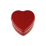 boîtes forme cœur rouge rose contemporaines réutilisables couvercle