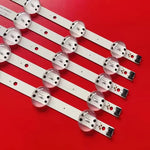 bande led adhésive blanc moderne 715mm 9leds 6v électrodomestique télévision rétroéclairage