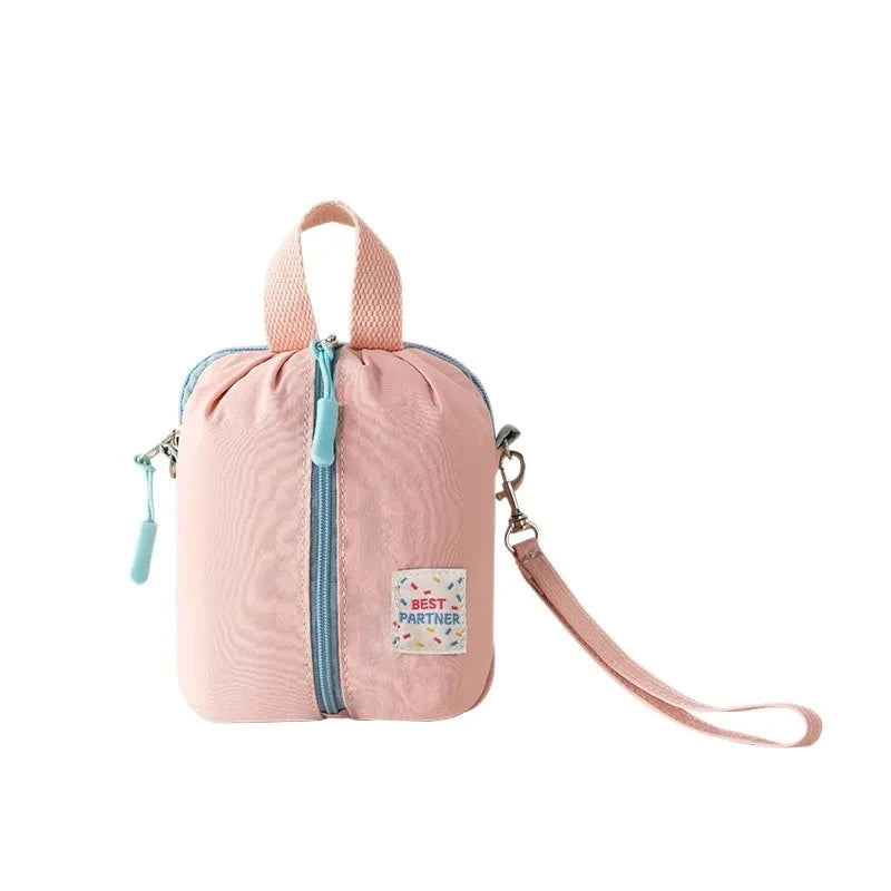 sac rangement réutilisable polyestère blanc jaune bleu rose moderne cosmétiques portatif