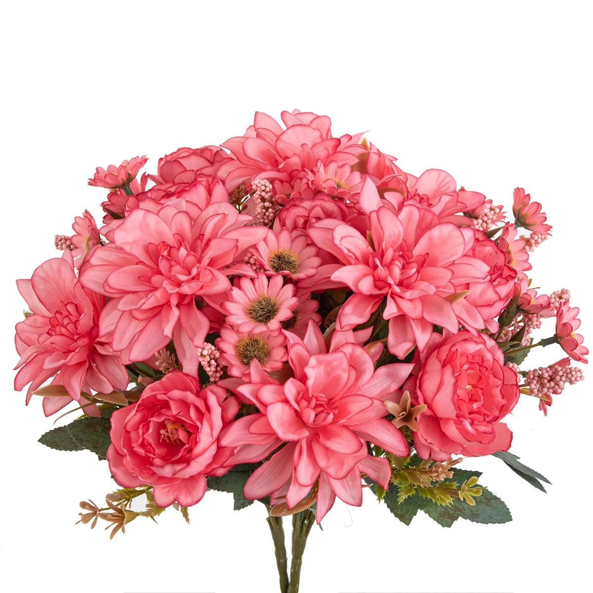 bouquets fleurs artificielles rose turquoises intérieur mariage décoration maison vases différents vintage floral