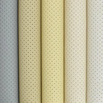 tissu faux cuir perforé ameublement canapé décoration couture robuste couleur gris clair