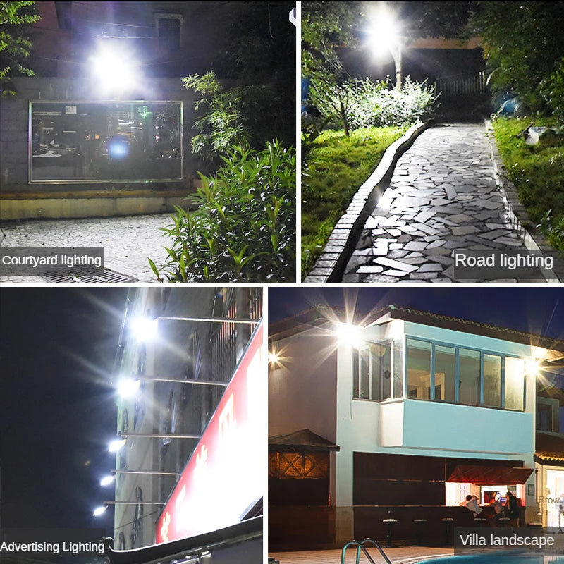 projecteur led extérieur industriel moderne 10w 20w 30w 50w 100w 220v led noire verre