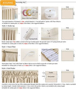rideau blanc transparent notes musicales brodées salon chambre décoration classique moderne maison