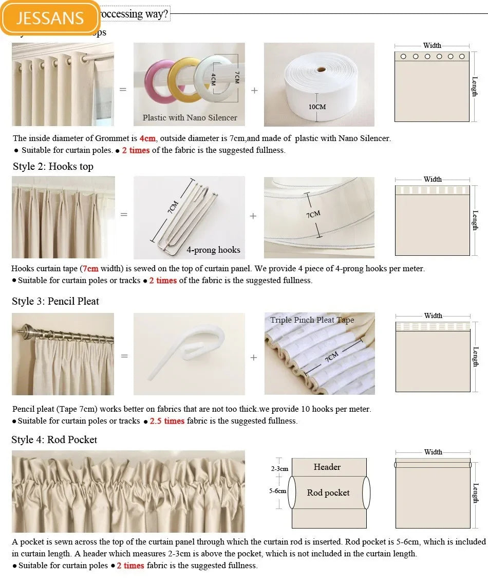 rideau blanc transparent notes musicales brodées salon chambre décoration classique moderne maison