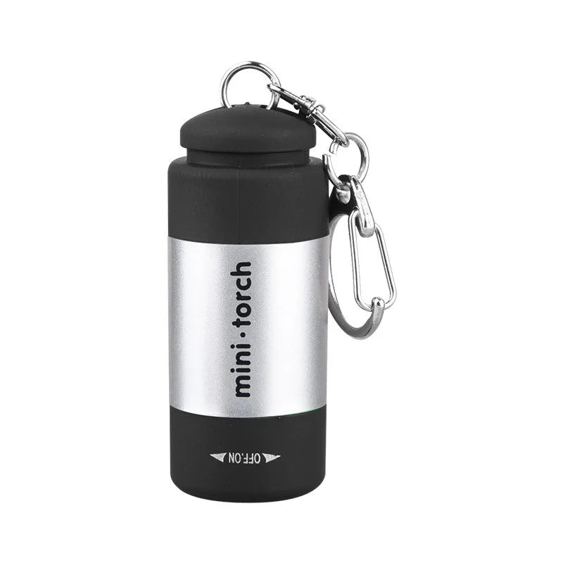 torche mini rechargeable led portable annuaire cle usb rouge blanc moderne compact