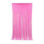 rideau festif franges lumineuses couleurs fluo jaune vert rose festive decoration anniversaire neon retro